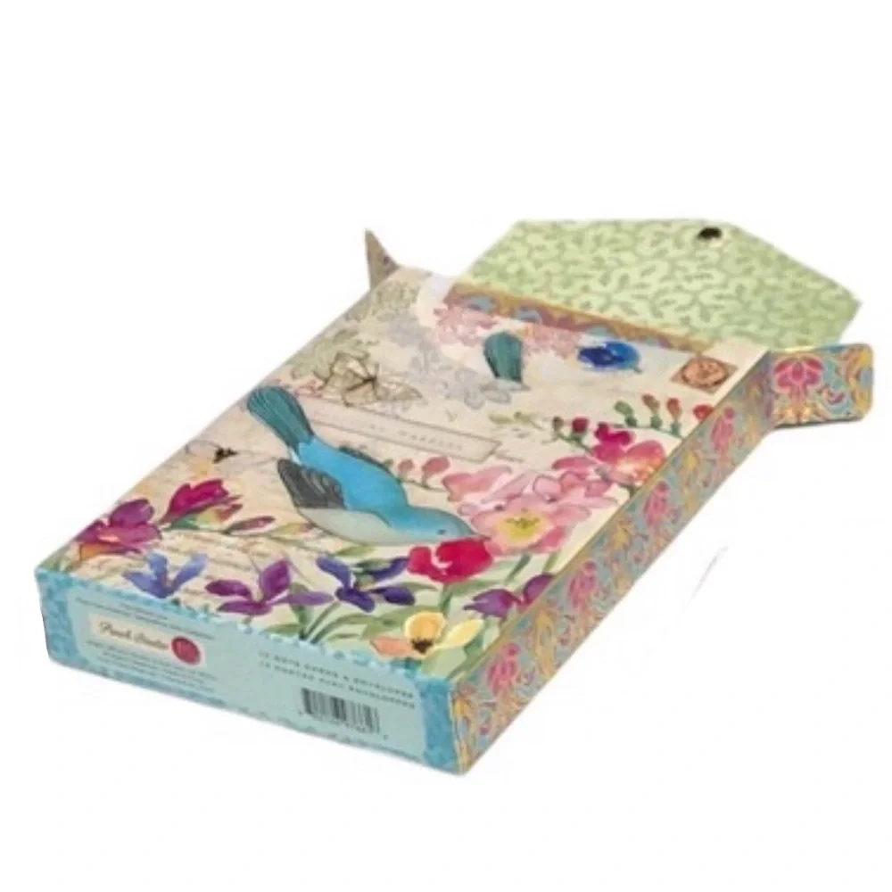 Punch Studio Bird Secret Garden Embellished *Pouch Box (97661P)